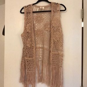 Crochet vest by forever 21